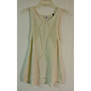 CAbi white tennis tank Style #5136 size Small